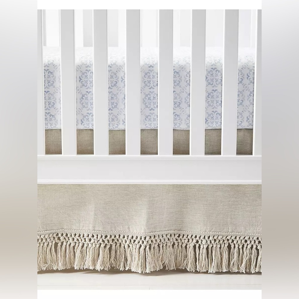 Serena & Lily Macramé Crib Skirt
